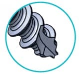Active Apex Dental Fixation screw
